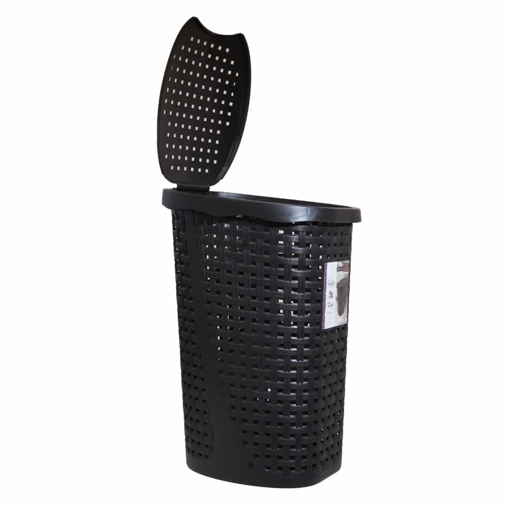 Cesto Ratán Oval Café CASA PICA 35 X 36,5 X 60 Cm - Imagen 2