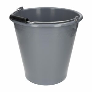 Balde Asa Metal Gris CASA PICA 12 L