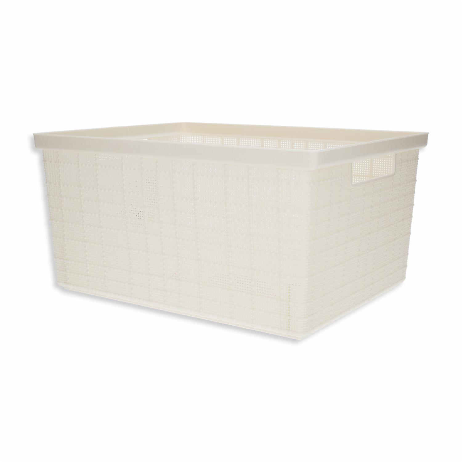 Canastilla De Yute Color Beige Claro CASA PICA Unidad