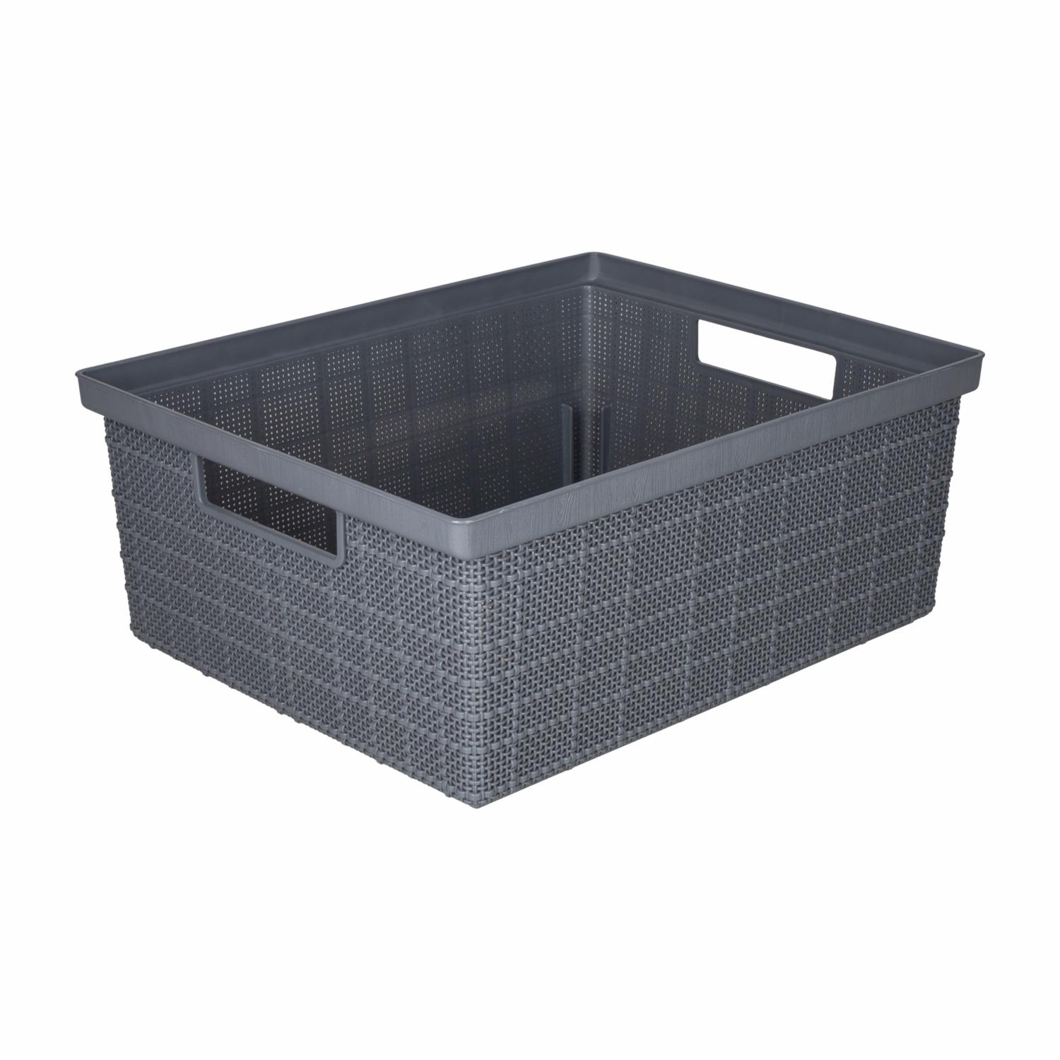 Canastilla Diseño Yute Color Gris CASA PICA Unidad - Imagen 2