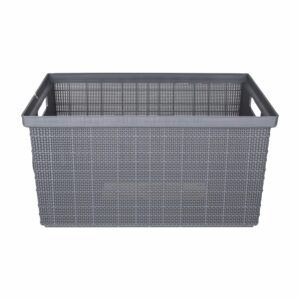 Canastilla Diseño Yute Color Gris CASA PICA Unidad