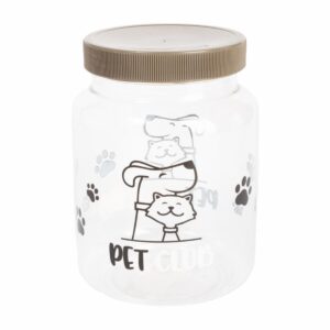 Pomo Para Comida Pet Club Café CASA PICA 1 Litro 15 X 10,5 Cm