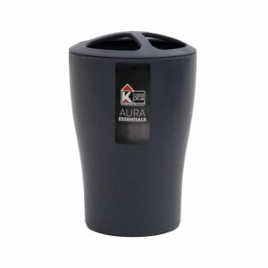 Porta Cepillo Aura Essential Gris Osc CASA PICA 12 ,5 X 8 Cm