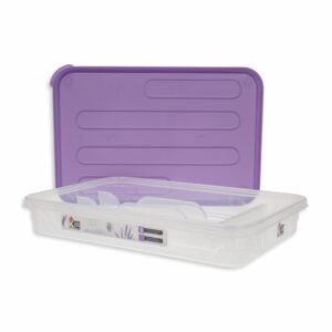 Portacubierto Diseño Ondas Color Lilalavanda Y Violeta CASA PICA 15.5 X 11 Cm