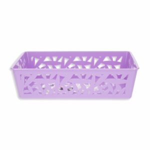 Canastilla Papiro Lavanda Violeta CASA PICA Grande