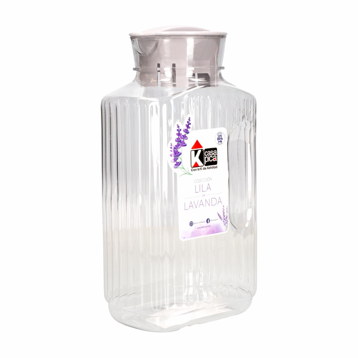 Jarra Plástica Línea Lavanda Color Lila CASA PICA Unidad - Imagen 2