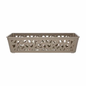 Canastilla Diseño Papiro Color Café CASA PICA Mediana