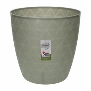 Macetero Diseño Revive Grande Color Verde Aluminio CASA PICA 20 Litros