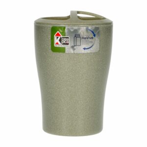 Portacepillos Plástico Color Verde Aluminio Colección Revive CASA PICA Unidad