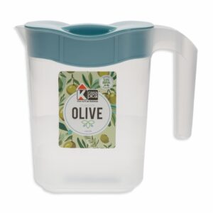 Jarra Plástica Rectangular Línea Olive Color Celeste CASA PICA Unidad