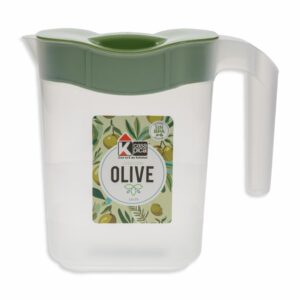 Jarra Plástica Rectangular Línea Olive Color Verde CASA PICA Unidad