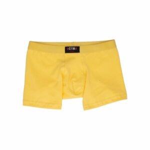 Bóxer Amarillo Para Caballero Para Fin De Año GYM KIDS