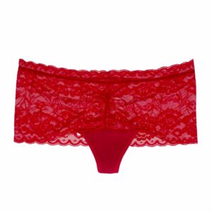 Cachetero De Encaje Rojo BAMBOLOO