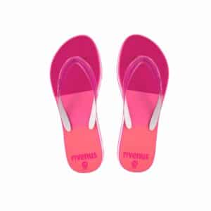 Zapatilla De Dama Con Tiras Diseño Paleta Fucsia Con Rosado VENUS