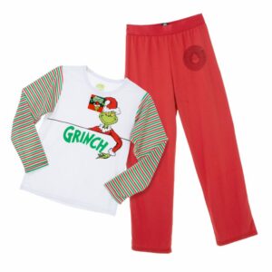 Pijama Manga Larga Con Pantalón Grinch GRINCH