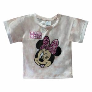 Camiseta Minnie Mouse Manga Corta Cuello Redondo DISNEY