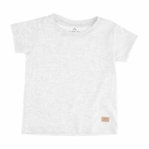 Camiseta Cuello Redondo Mango Corta Gris MGX BABY