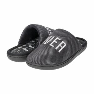 Pantuflas Para Caballero Diseño Game Over Negra CM ORIGINAL