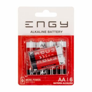 Pilas Alcalinas AA ENGY X 6 Uds