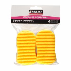 Esponja Para Baño Celulosa SMART SELECTION X4 Uds