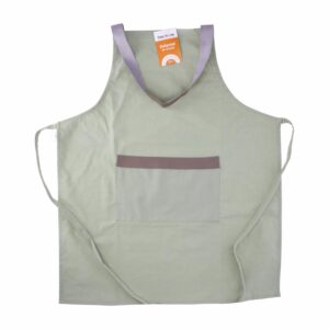 Delantal De Cocina Color Verde Aceituna FREE HOME 70 X 60 Cm