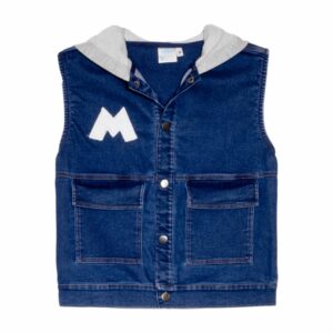 Chaleco Para Niño Con Capucha Azul Diseño Mickey DISNEY