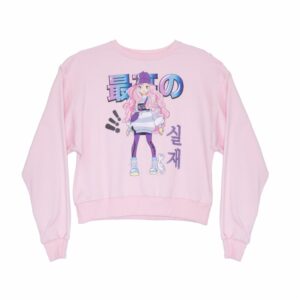 Buzo De Niña Color Rosado Diseño Anime GRECO