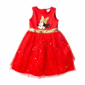 Vestido Cuello Redondo Sin Manga Falta Tutu DISNEY