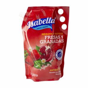 Jabón Liquido De Fresas Y Granadas ISABELLA 1000 Ml