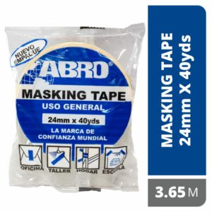 Masking General 24Mm X 40 Yardas ABRO Unidad