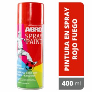 Spray De Pintura Rojo Fuego N73 400Ml ABRO Unidad