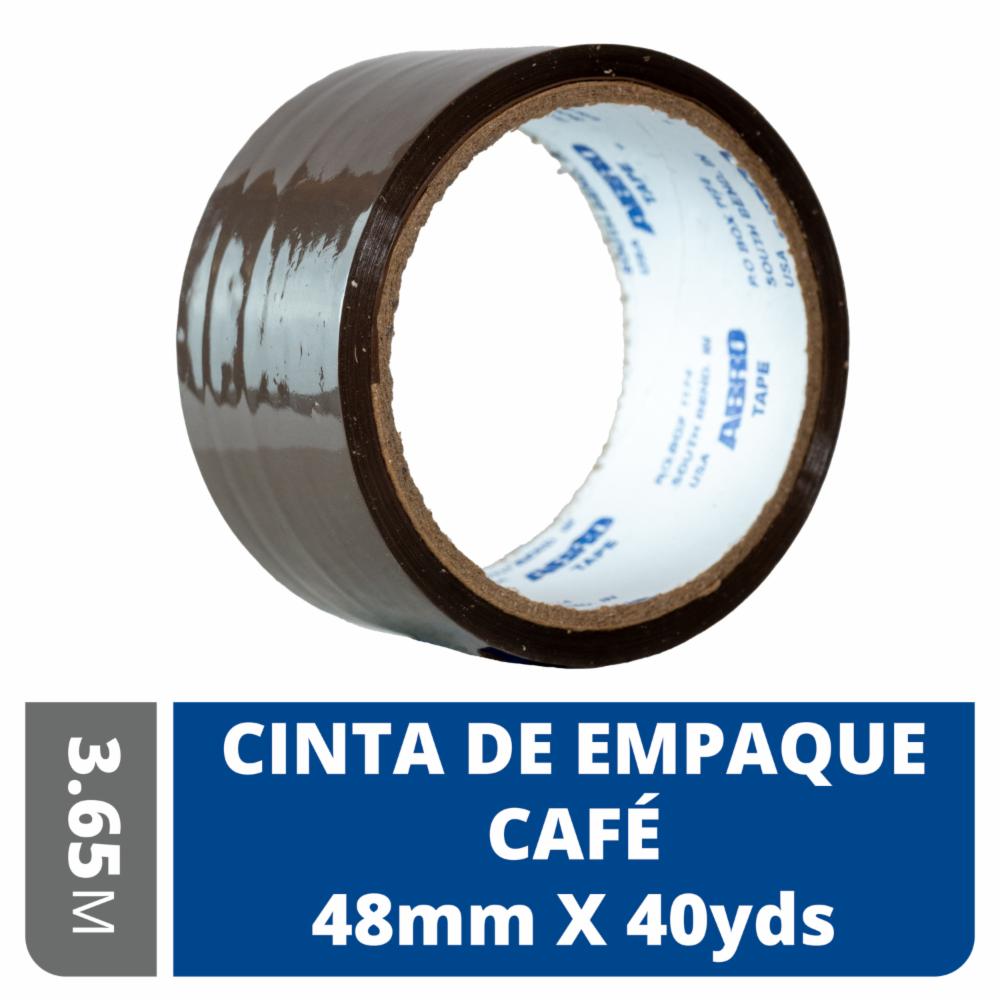 Cinta De Embalaje Cafe 48Mmx 40 Yardas ABRO Unidad - Imagen 2