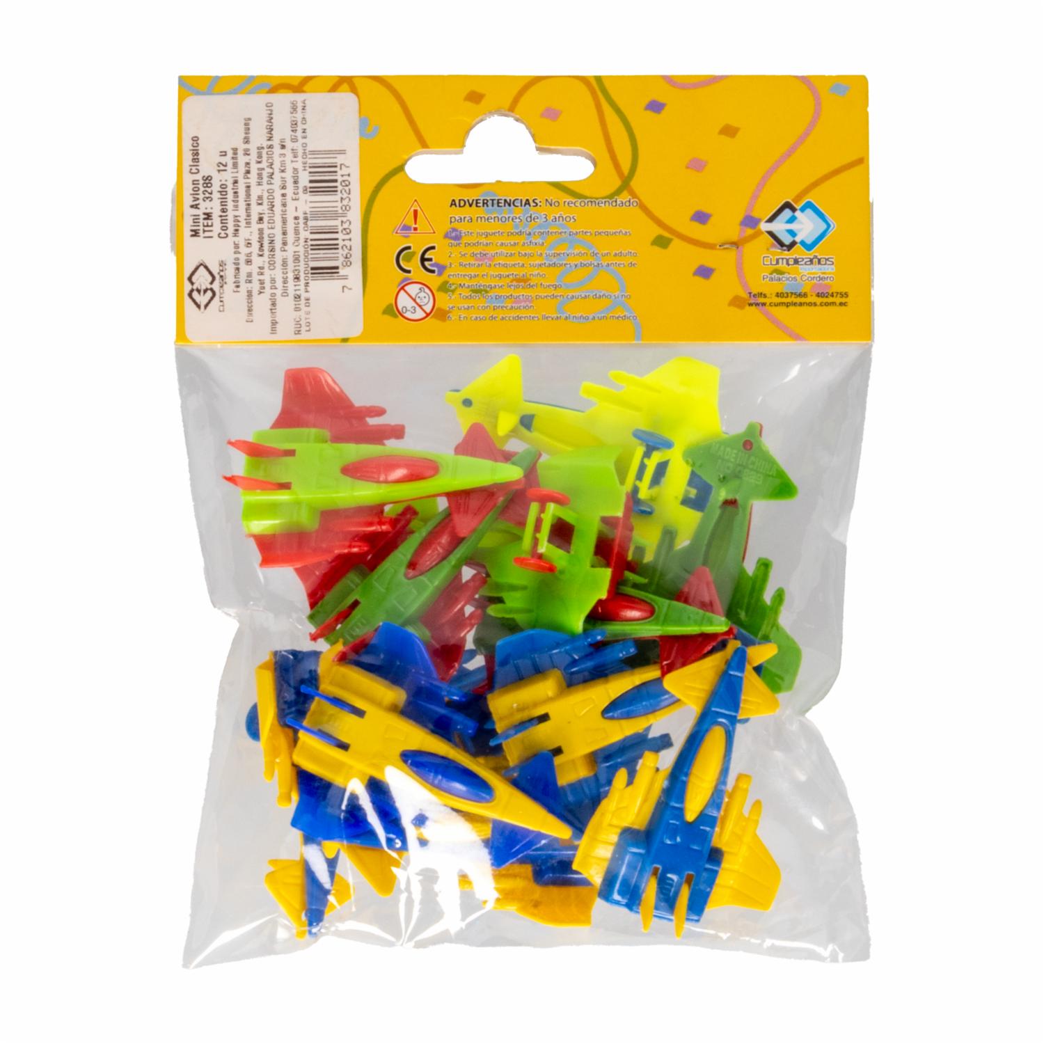Mini Avión Clsco IMPORTADORA CUMPLEAÑOS X 12 Unidades - Imagen 2