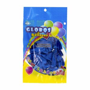 Globo Cumpleaños Perla Azul N.9 Calidad Helio IMPORTADORA CUMPLEAÑOS X 10 Uds