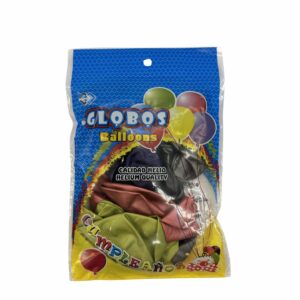 Globo N 9 Perlado Surtido IMPORTADORA CUMPLEAÑOS X 10 Unidades