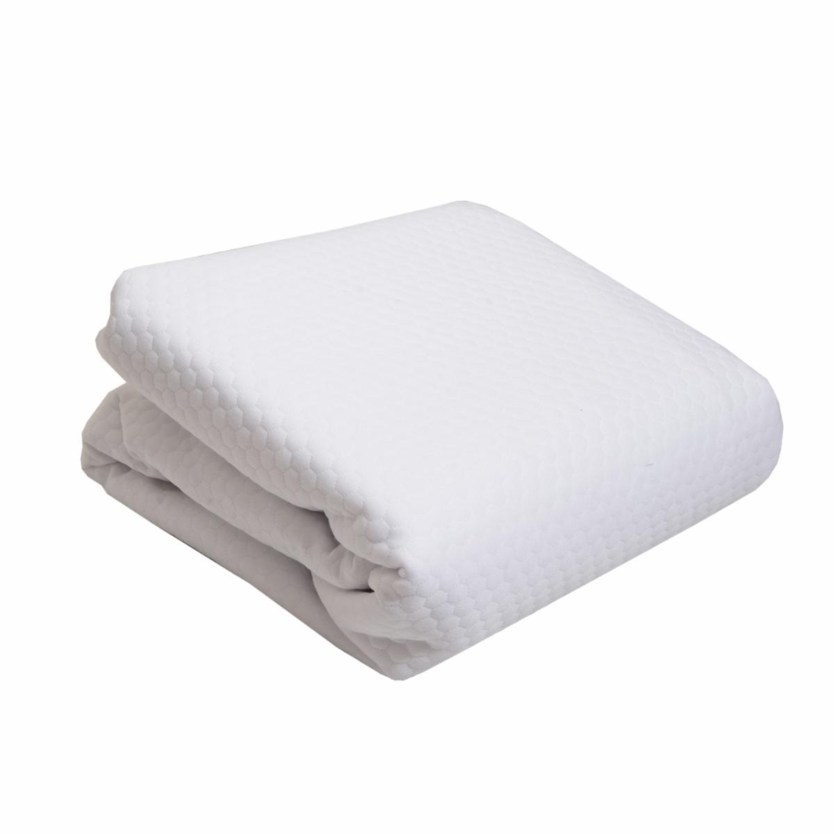 Protector De Colchón Impermeable Panal Soft Blanco CHAIDE 2 Plazas Y Media