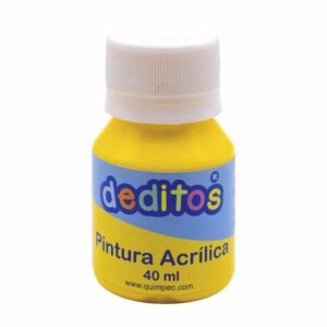 Pintura Acrílica Amarilla DEDITOS 40Ml