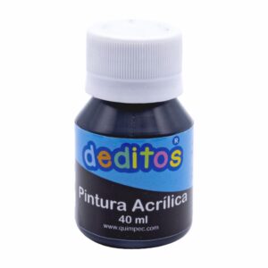 Pintura Acrílica Color Negra DEDITOS 40Ml
