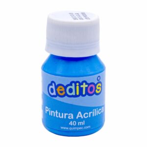 Pintura Acrílica Color Celeste DEDITOS 40Ml