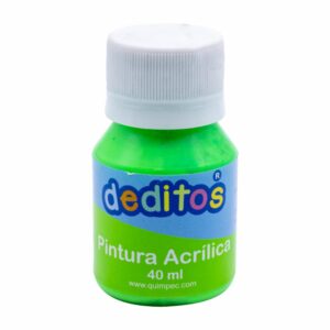 Pintura Acrílica Color Neón Verde DEDITOS 40Ml