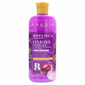 Shampoo Para Cabello Botánica Onions Extracto De Cebolla Y Lavanda AVADÍA 400 Ml
