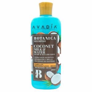 Shampoo Para Cabello Botánica Coconut Milk & Water AVADÍA 400 Ml