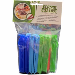 Broche Plástico Grande Para Cerrar Fundas CLAUDIO CANDO X 12 Uds