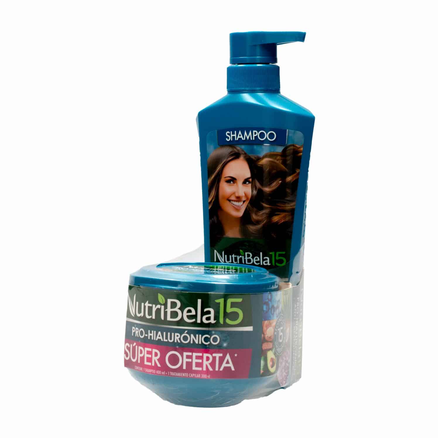 Pack De Shampoo Mas Tratamiento Pro-Hialuronico NUTRIBELA 700 Ml - Imagen 2