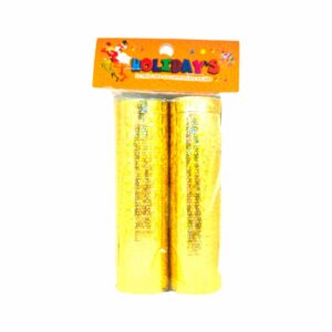 Serpentina Holográfica Dorada HOLIDAY'S Unidad