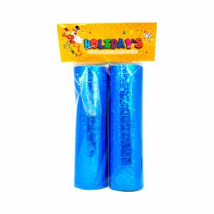 Serpentina Holográfica Azul HOLIDAY'S 4 cm x 12 cm