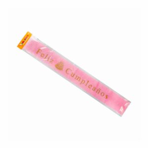 Banda De Celebración Felz Cumpleaños Rosa Escarchada HOLIDAY'S Unidad