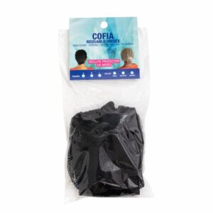 Cofia Reusable Negro ESTAR BIEN Mediana