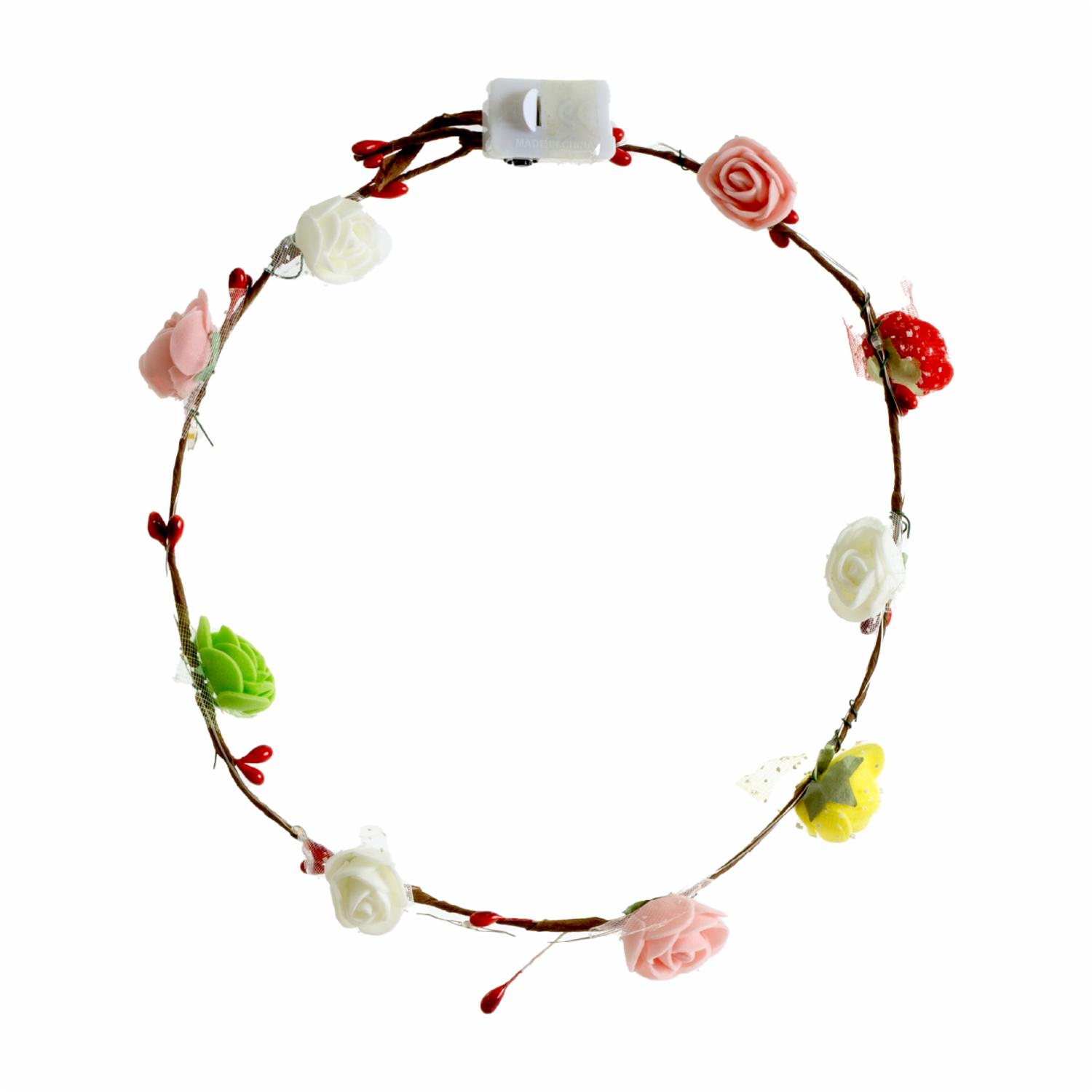 Diadema De Flores Con Luces COLOR TOYS 15 X 15 X 10 Cm - Imagen 2