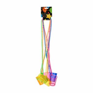 Collares De Vasos Para Fiesta Transparentes COLOR TOYS X 6 Uds